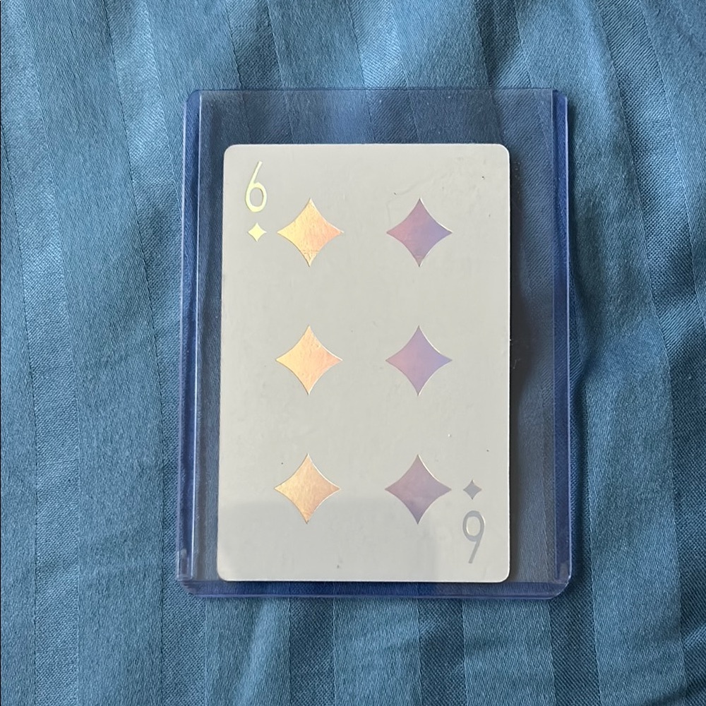 Dior 6 and f diamonds 💎 playing card